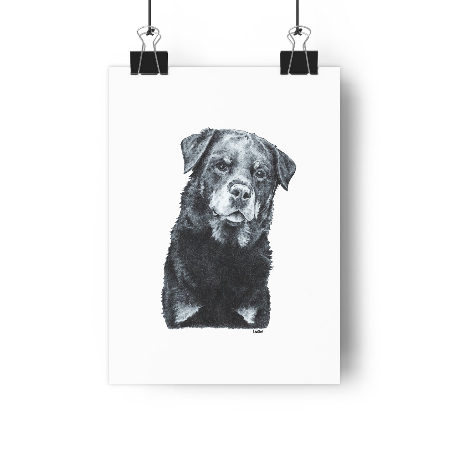 Heart Dog - Giclée Art Print