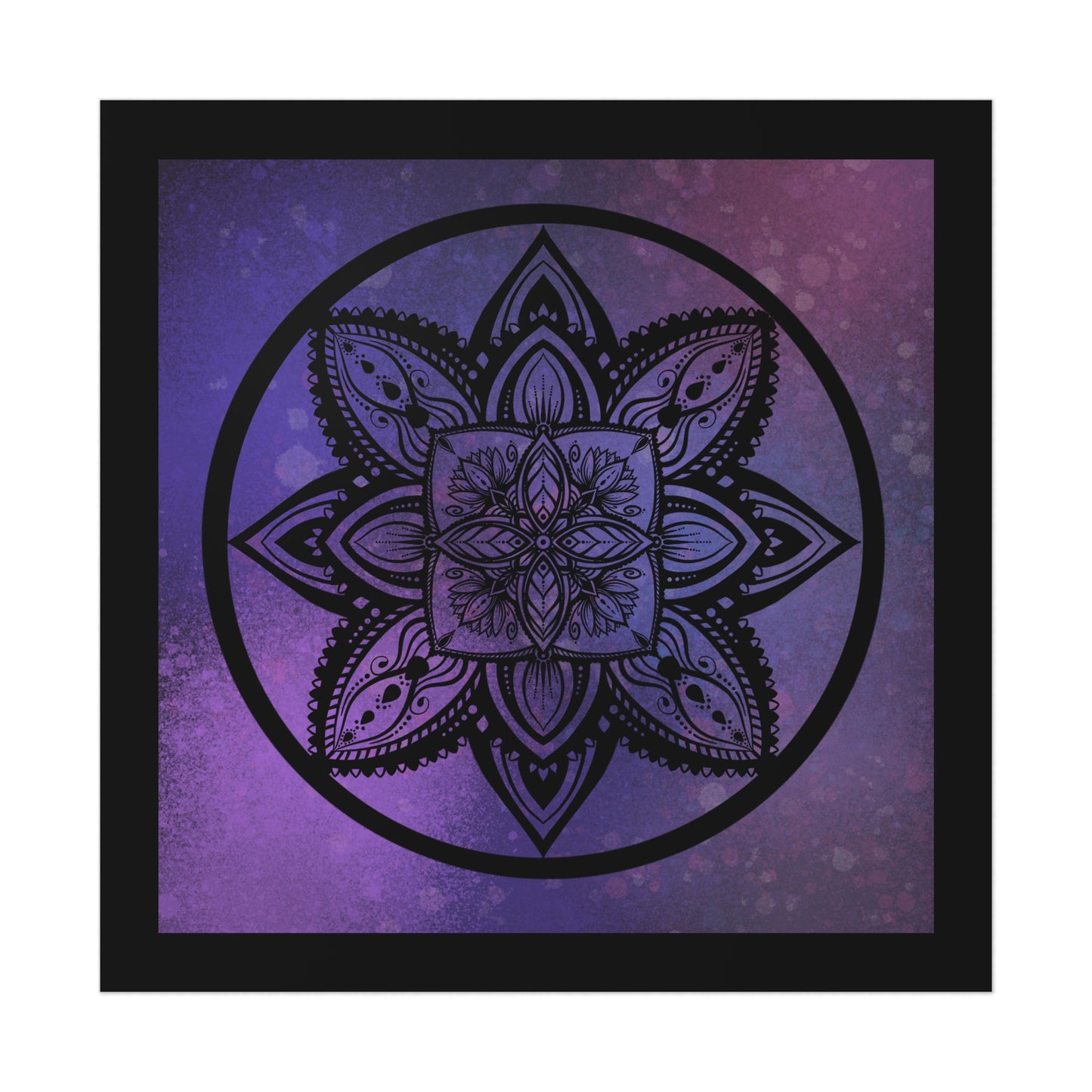 Plum Sanctuary Mandala Prints