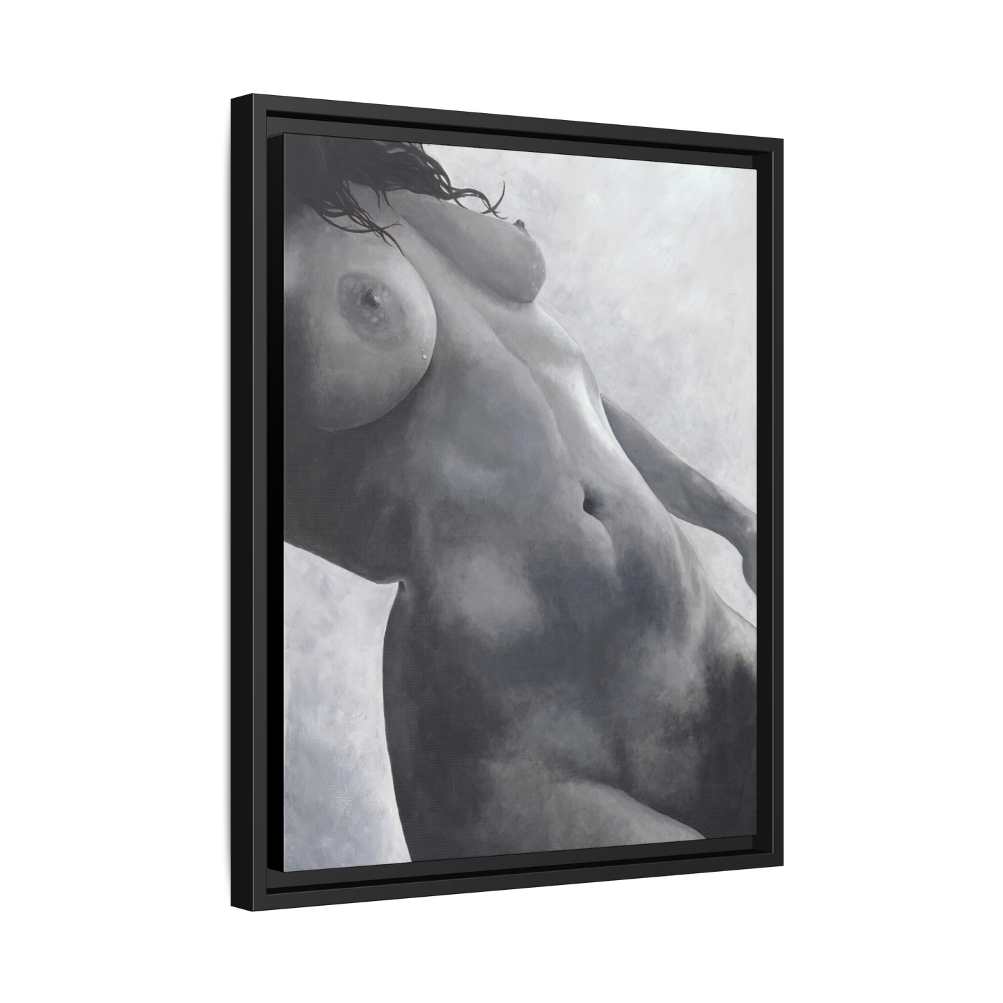 "Send Nudes" - Printed on Matte Canvas, Black Frame