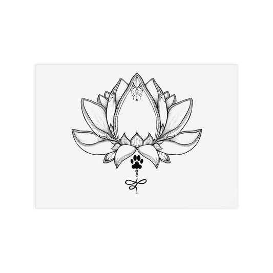 Paw Lotus 2016 Print